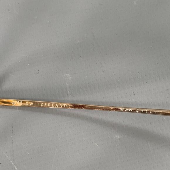 GOTTI Gold Metal Aviator Eyewear Frames - Picture 6 of 6